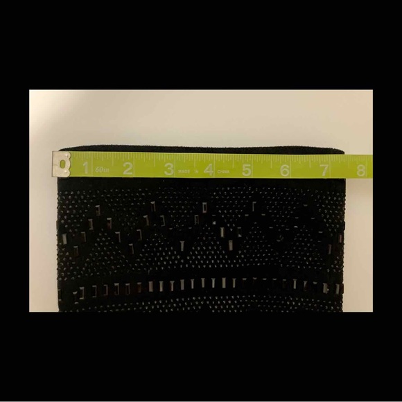 Nancy Li Women’s Black Embellished Over the Knee Heeled Boots “8” - Picture 8 of 11